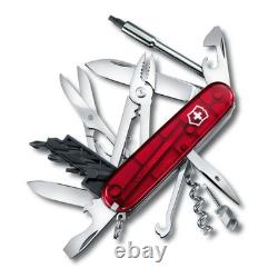 Victorinox Cybertool 34 Swiss Army Knife (Translucent Red) 1.7725. T Freeship Victorinox Cybertool 34 Swiss Army Knife (Translucent Red) 1.7725. T Freeship