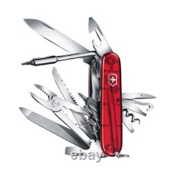 Victorinox Cybertool L 39-Function Swiss Army Knife Red Transparent 1.7775. T