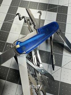 Victorinox Cybertool Swiss Army Knife Multi Tool Blue Missing One Bit 8010