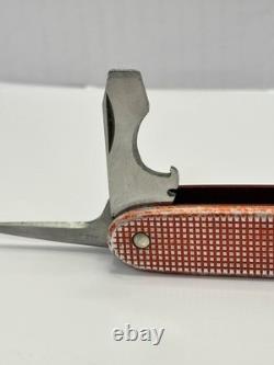 Victorinox ELINOX Old Cross Farmer 93mm Alox Red Swiss Army Knife- Wood Saw, ym1