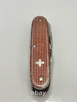 Victorinox ELINOX Old Cross Farmer 93mm Alox Red Swiss Army Knife- Wood Saw, ym1