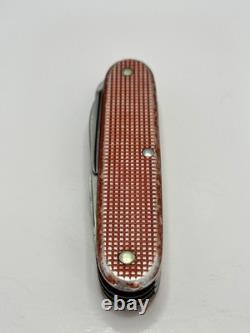 Victorinox ELINOX Old Cross Farmer 93mm Alox Red Swiss Army Knife- Wood Saw, ym1