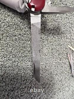 Victorinox Elinox Rare Automobile Swiss Army Knife With St Christopher Inlay