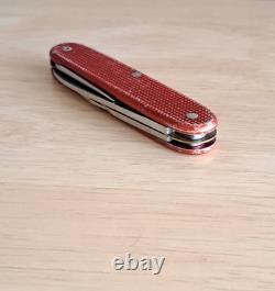 Victorinox Elinox Red Alox Model 1961 Soldier Swiss Army Knife Old Cross 93mm