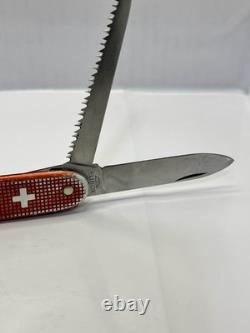 Victorinox Elinox Sailor original Swiss Knife with Marlinspike Red old cross YM3