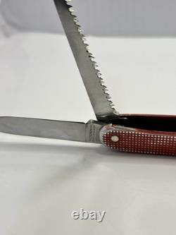 Victorinox Elinox Sailor original Swiss Knife with Marlinspike Red old cross YM3