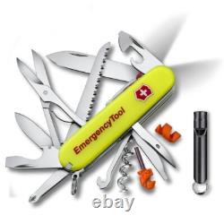Victorinox Emergency Tool Yellow Glow Swiss Army Knife Set with Whistle Japan