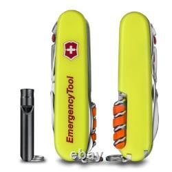 Victorinox Emergency Tool Yellow Glow Swiss Army Knife Set with Whistle Japan