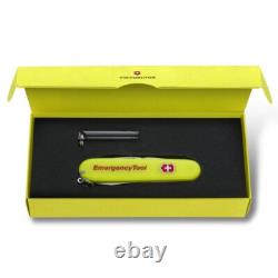 Victorinox Emergency Tool Yellow Glow Swiss Army Knife Set with Whistle Japan