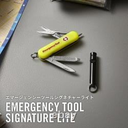 Victorinox Emergency Tool Yellow Glow Swiss Army Knife Set with Whistle Japan