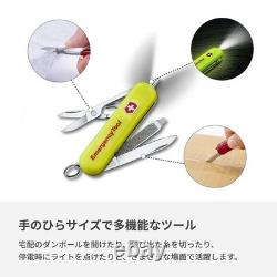 Victorinox Emergency Tool Yellow Glow Swiss Army Knife Set with Whistle Japan
