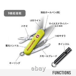 Victorinox Emergency Tool Yellow Glow Swiss Army Knife Set with Whistle Japan