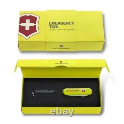 Victorinox Emergency Tool Yellow Glow Swiss Army Knife Set with Whistle Japan