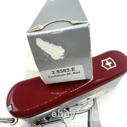 Victorinox Evolution 28 Swiss Army Knife Red Multi Tool Unused Rare Swiss Made