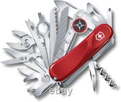 Victorinox Evolution S54 Swiss Army Knife 32 Functions Pocket Knife Red Tool Che