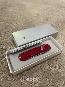 Victorinox Executive Discontinued 74mm Swiss Army Knife NOS New With Orange Peeler