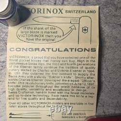 Victorinox Executive Swiss Army Knife 74MM With Original Box and Papers