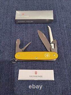 Victorinox Farmer Yellow / Gold RARE ALOX Swiss Army Knife 93mm Limited EDT