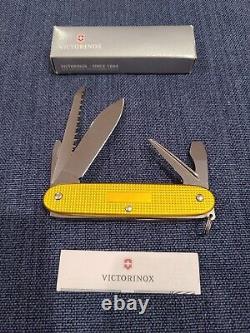 Victorinox Farmer Yellow / Gold RARE ALOX Swiss Army Knife 93mm Limited EDT