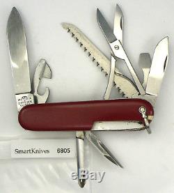Victorinox Fieldmaster Swiss Army knife- used, vintage w bale VG 1970s #6805