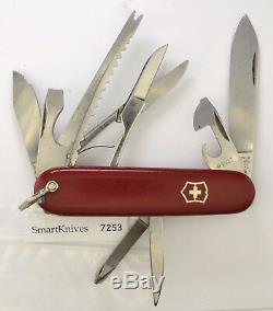 Victorinox Fisherman Swiss Army knife- used, vintage w bail/shackle, good #7253