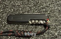 Victorinox Golfer 91mm withCustom Swiss Bianco Black Alox Ribbed Aluminum Scales