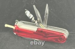 Victorinox Huntsman Swiss Army Knife Lite Ruby With LED Light