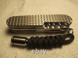 Victorinox Huntsman Swiss Army Knife Titanium Scales $25 Lanyard Was $295
