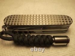 Victorinox Huntsman Swiss Army Knife Titanium Scales $25 Lanyard Was $295