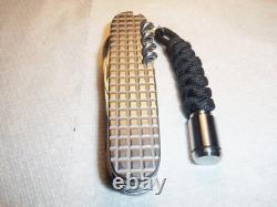 Victorinox Huntsman Swiss Army Knife Titanium Scales $25 Lanyard Was $295