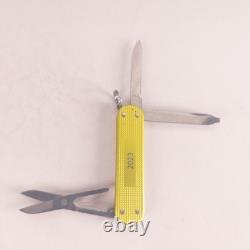 Victorinox LIMITED EDITION 2023 Classic SD 58mm ELECTRIC YELLOW ALOX Collectible