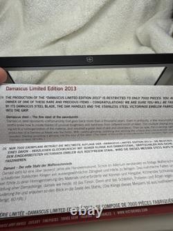 Victorinox Limited Edition Classic 2013 Swiss Army Knife Damascus Carl Elsener