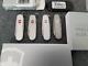 Victorinox Lot metal alox, ribbed smooth precious new in box and stainless used
