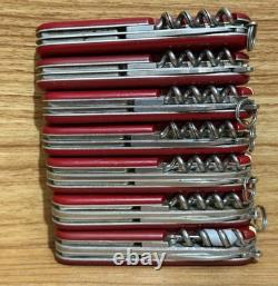 Victorinox Lot of 7 Swiss Army Knife Classic Red Multi-tool Swiss Officer