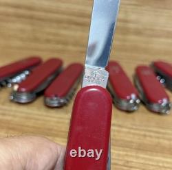 Victorinox Lot of 7 Swiss Army Knife Classic Red Multi-tool Swiss Officer