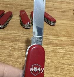 Victorinox Lot of 7 Swiss Army Knife Classic Red Multi-tool Swiss Officer