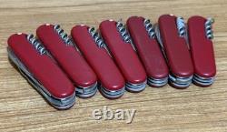 Victorinox Lot of 7 Swiss Army Knife Classic Red Multi-tool Swiss Officer