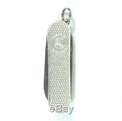 Victorinox Mercedes Sterling Silver Grip 3 Tool Knife Swiss Army New