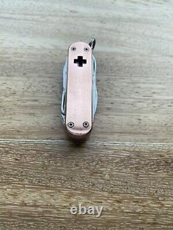 Victorinox Minichamp Custom Copper Scales Swiss Army Knife. Not Alox