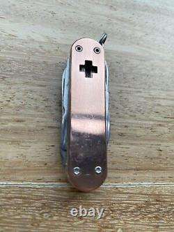 Victorinox Minichamp Custom Copper Scales Swiss Army Knife. Not Alox