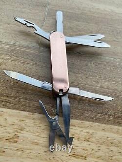 Victorinox Minichamp Custom Copper Scales Swiss Army Knife. Not Alox