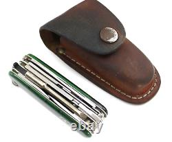 Victorinox Officier Suise Swiss Army Knife withKey Ring Rostfrei Officier Green