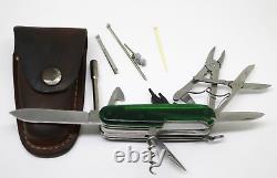 Victorinox Officier Suise Swiss Army Knife withKey Ring Rostfrei Officier Green