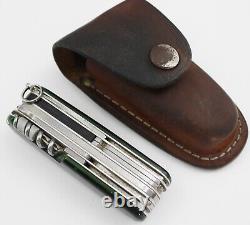 Victorinox Officier Suise Swiss Army Knife withKey Ring Rostfrei Officier Green