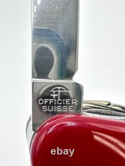 Victorinox Officier Suisse Swiss Army Knife With Case & Fisher Space Pen