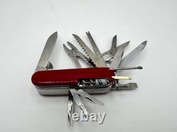 Victorinox Officier Suisse Swiss Army Knife With Case & Fisher Space Pen