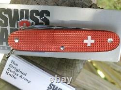 Victorinox Old Cross 93mm Red Alox Pioneer Swiss Army Knife With Box