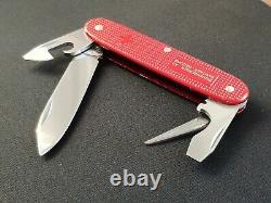 Victorinox Old Cross Pioneer Alox Rare Swiss Army Knife Oc Sak Red