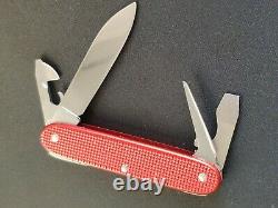 Victorinox Old Cross Pioneer Alox Rare Swiss Army Knife Oc Sak Red