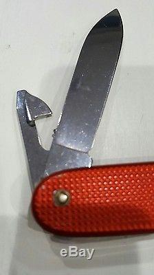 Victorinox Old Cross Pioneer Red Alox Swiss Army Knife SAK Multi-Tool